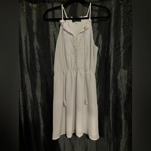 Blue rain white dress-size medium